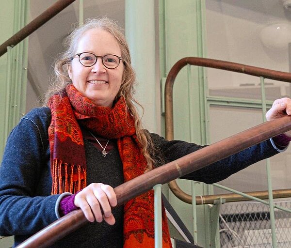 Katrin Dort ist Leiterin des Karlsruher Stadtarchivs und mehrerer Museen; die Historikerin und Archivarin hat ein Faible fürs Mittelalter, Foto: Ingrid Vollmer