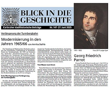 Teaserbild "Blick in die Geschichte" Nr. 147