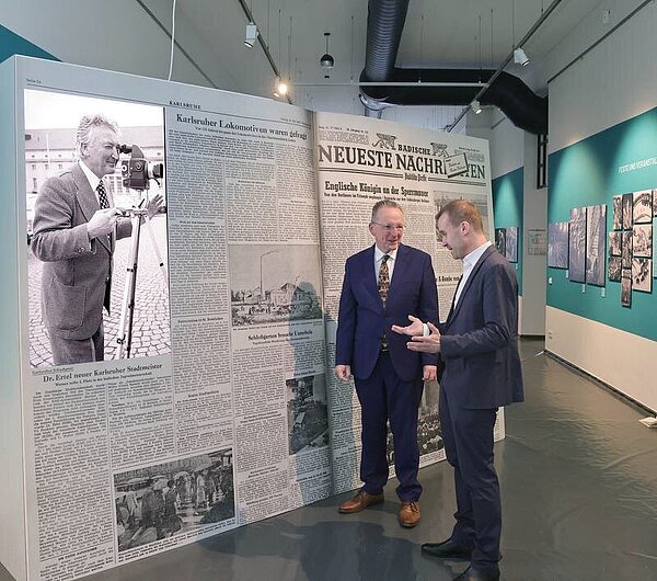 Bei der Ausstellung "Szenen einer Stadt" gibt es viele Bilder des Karlsruher Fotografen Horst Schlesiger zu sehen. 