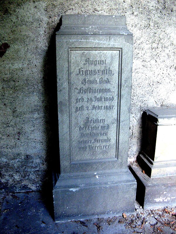 Grabmal August Hausrath