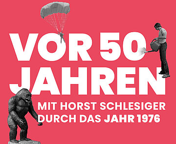 Teaserbild zur Ausstellung "Vor 50 Jahren ... Mit Horst Schlesiger durch das Jahr 1976"