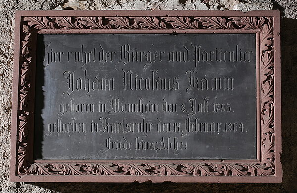Grabmal Johann Nicolaus Kamm