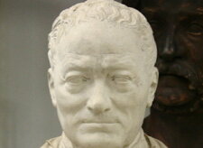 Gipsmodell der Büste von Johann Leonhard Walz