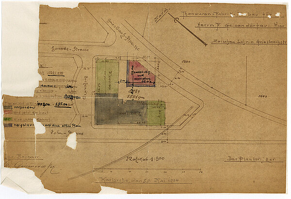 Erweiterungsplan 1904