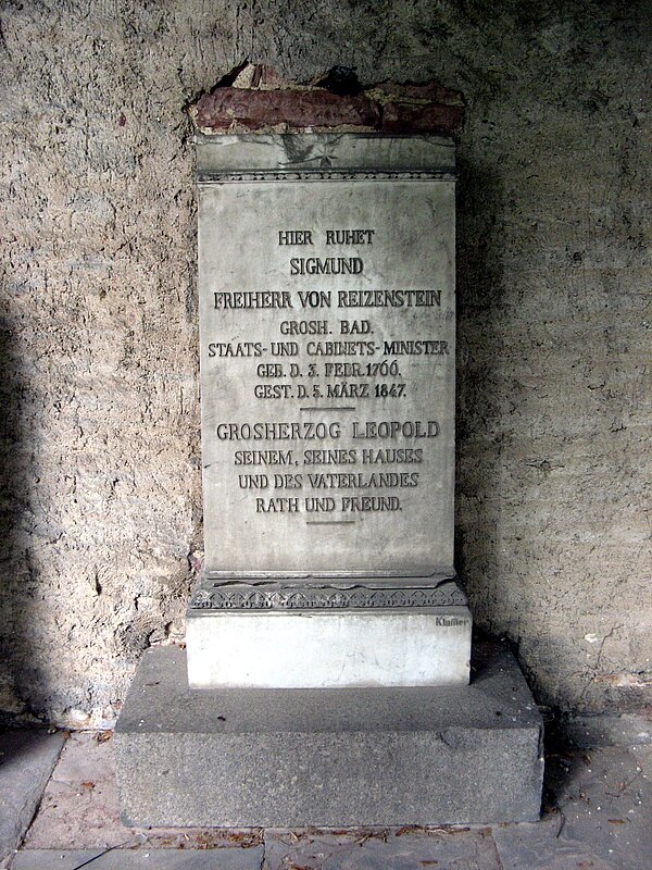 Grabmal Sigismund Freiherr von Reitzenstein
