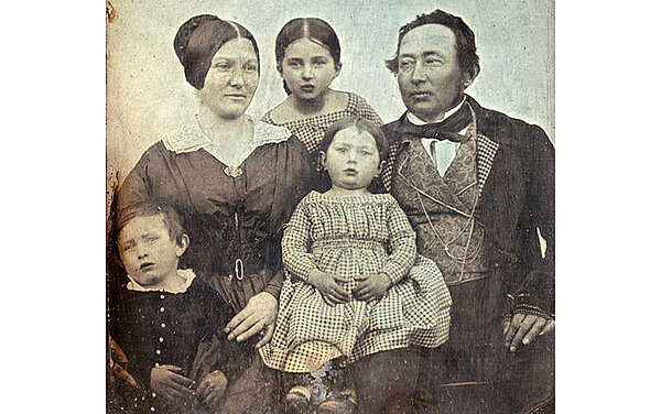 Badische Familie, Daguerreotypie vor 1850, Foto: Carl Reutlinger