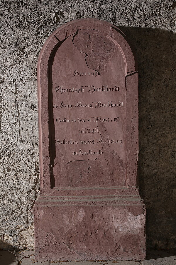 Grabmal Christoph Burckhardt