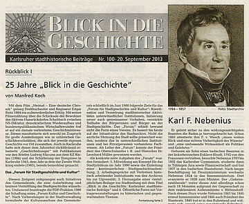Blick in die Geschichte Nr. 100 Teaserbild