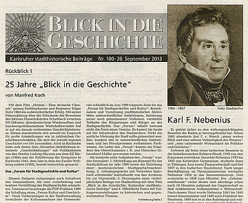 Blick in die Geschichte Nr. 100 Teaserbild