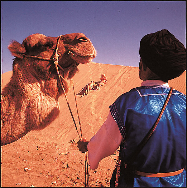 Dünenbild einer Reisereportage Bauers aus Marokko