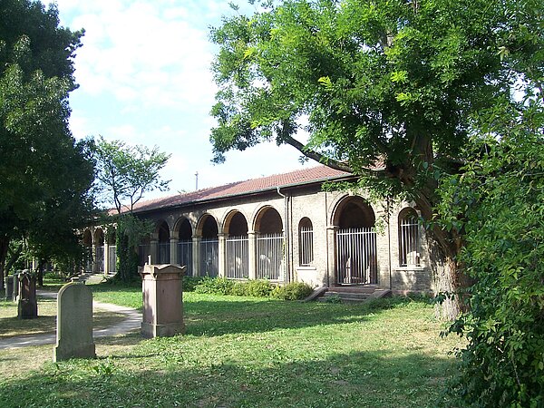 Die Gruftenhalle auf dem Alten Friedhof, Foto 2012