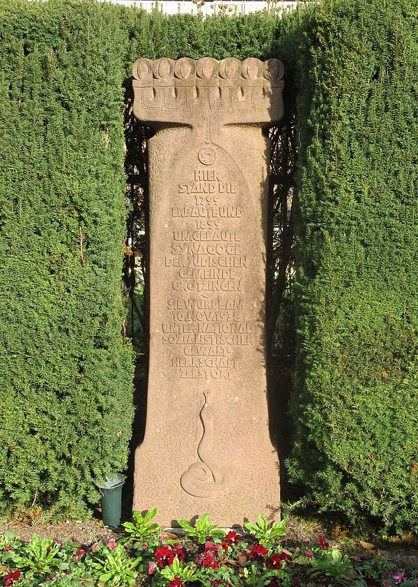 Ansicht der Erinnerungsstele