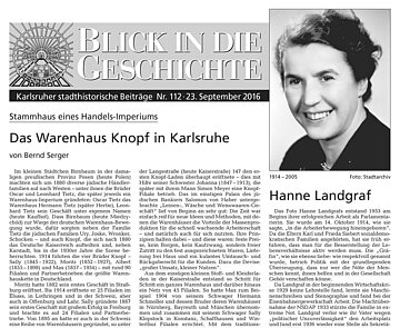 Blick in die Geschichte Nr. 112 Teaserbild