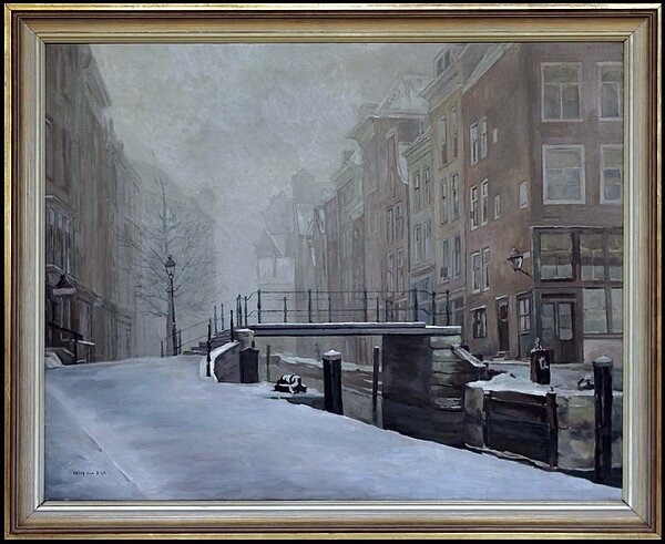 Winterlandschaft von Willem L. van Dijk, Ankauf 1942