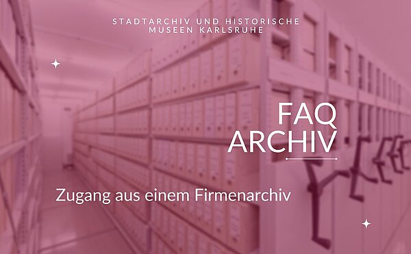 Zugang aus einem Firmenarchiv
