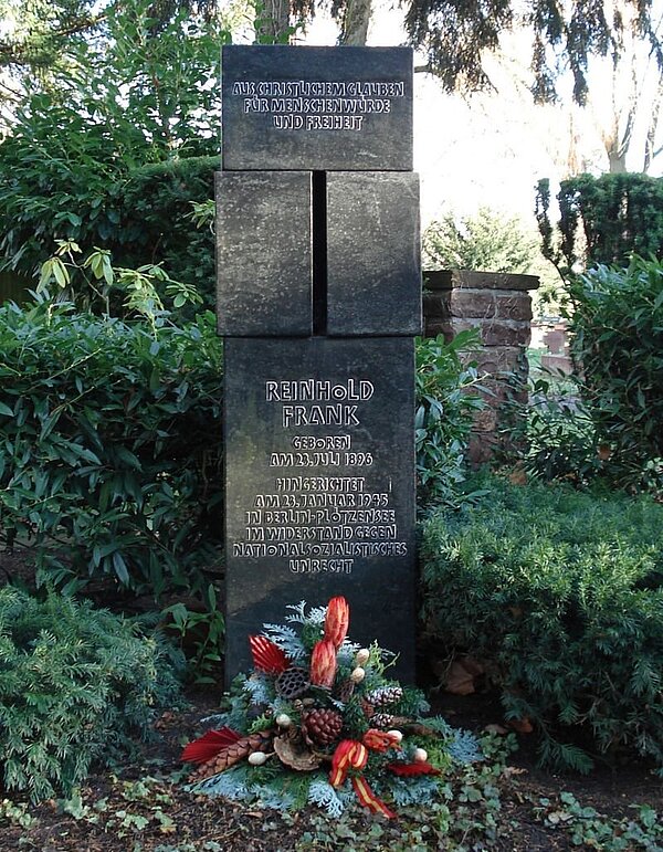 Ansicht des Gedenksteins