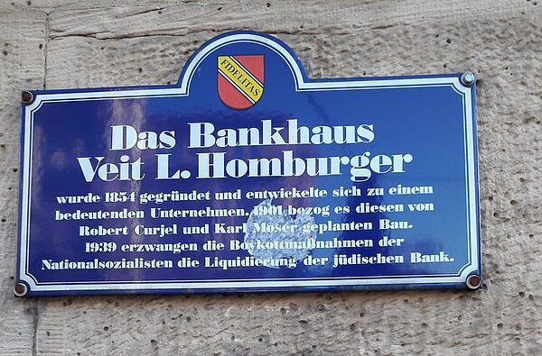 Ansicht der Informationstafel