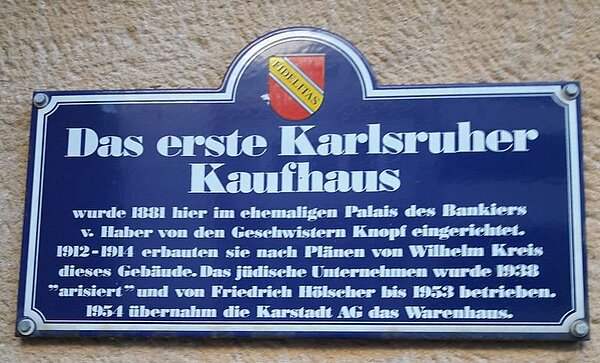 Ansicht der Informationstafel