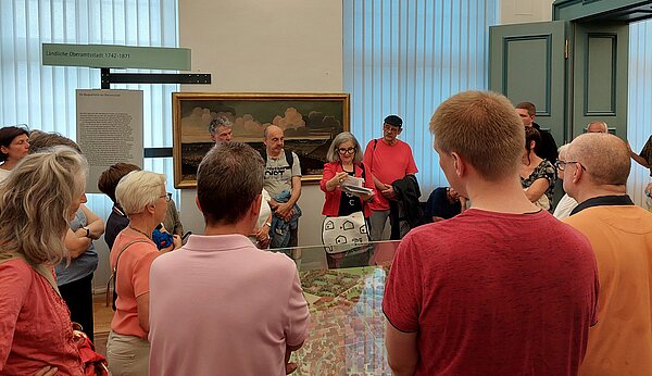 Führung durch die Dauerausstellung im Pfinzgaumuseum beim Tag des offenen Denkmals 2024