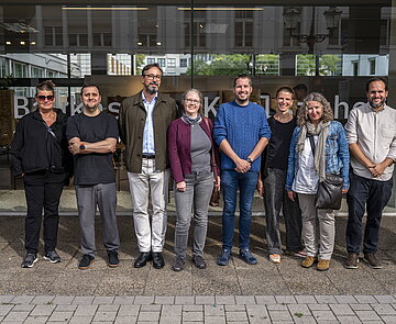 Bildungskooperation zwischen Archiv und KIT-Institut für Architekturgeschichte: Gruppenfoto der Beteiligten, 8. September 2025