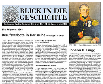 Blick in die Geschichte Nr. 124 Teaserbild