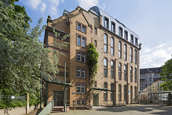 Ansicht des Stadtarchivs in der Markgrafenstraße 29 nach der Aufstockung 2013