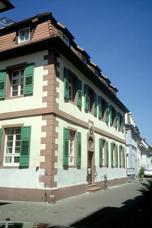 Das Haus Jägerstraße 1 in Durlach im Jahr 2015