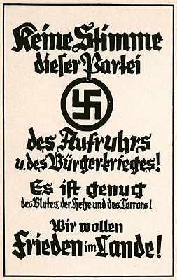 Plakat des "Centralvereins deutscher Staatsbürger jüdischen Glaubens" 1930