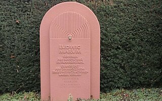 Ansicht des Ehrengrabs für Ludwig Marum
