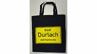 Stofftaschen "Stadt Durlach statt Karlsruhe"