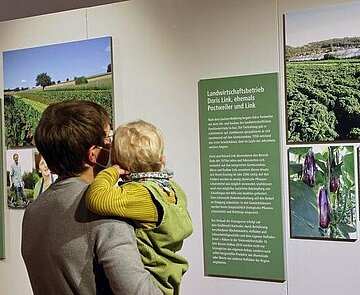 Die Ausstellung "Das kommt auf den Teller" in der Karlsburg beleuchtet Landwirtschaft und Ernährung in Durlach, 18. März 2022