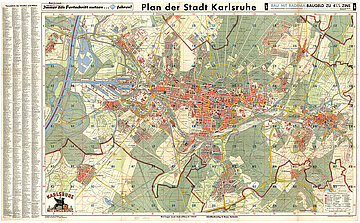 Stadtplan von 1963. 