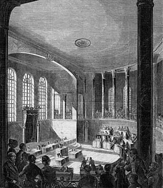 Sitzungssaal der Zweiten Kammer 1845