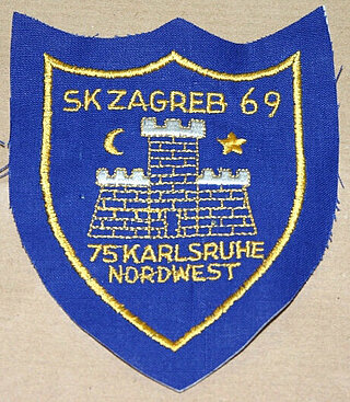 Aufnäher Fußballverein SK Zagreb