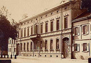 Das Gebäude des Staatsministeriums vor 1896