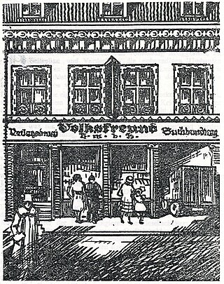Das Verlagsgebäude der Zeitung "Volksfreund" in der Waldstraße 28