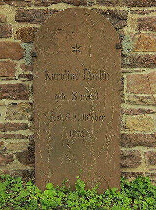 Grabdenkmal Karoline Enslin