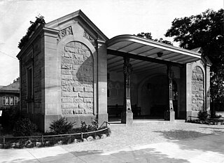 Wartehalle am Hauptfriedhof 1906
