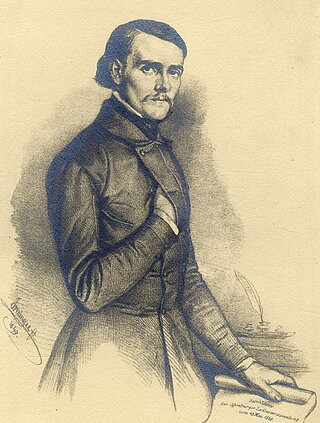 Amand Goegg (1820 - 1895). Mitinitiator und zweiter Vorsitzender des provisorischen Landesausschusses der badischen Volksvereine. 